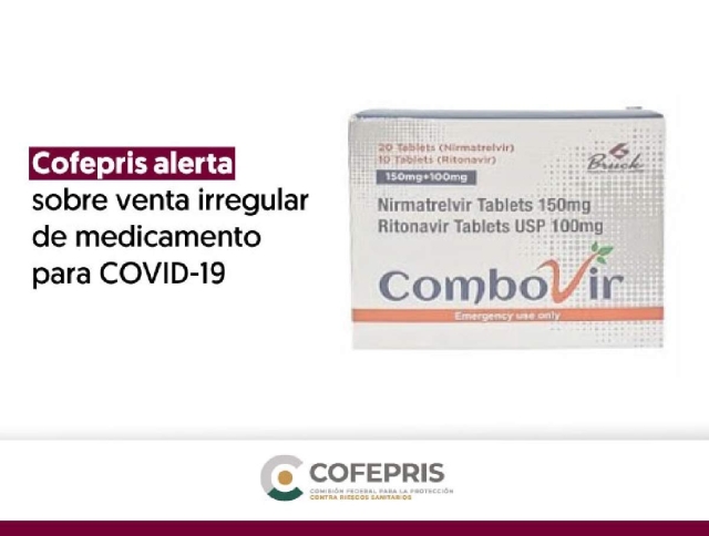 Alertan sobre venta irregular de medicamento contra covid-19