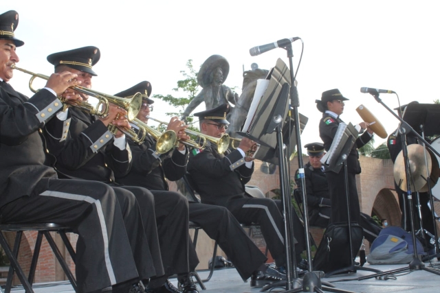 Presentación de la banda de música de la I Región Militar en Jojutla