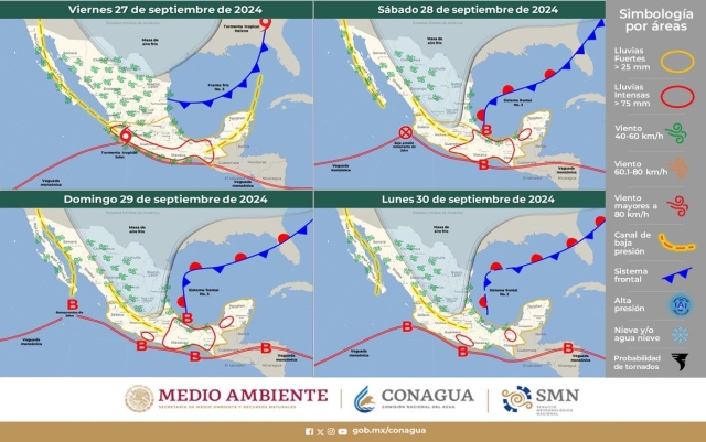 Seguirá ocasionando tiempo inestable en Morelos ciclón &#039;John&#039;