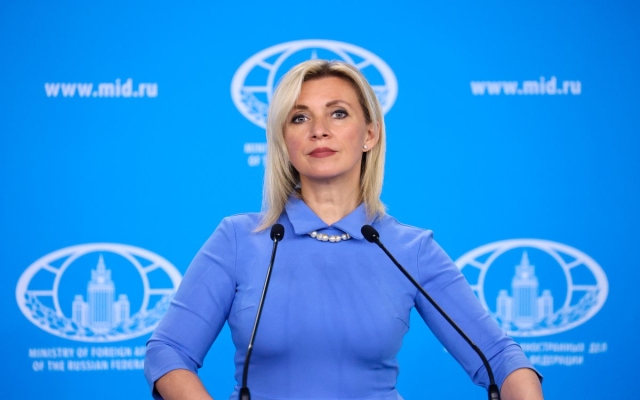 Maria Zajarova, portavoz del Ministerio de Exteriores de Rusia.