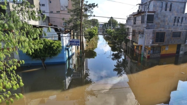 Lluvias en Tula, Hidalgo, mantienen alerta por nuevas inundaciones