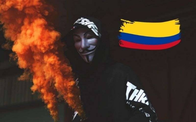 Twitter suspende cuenta de Anonymous Colombia.