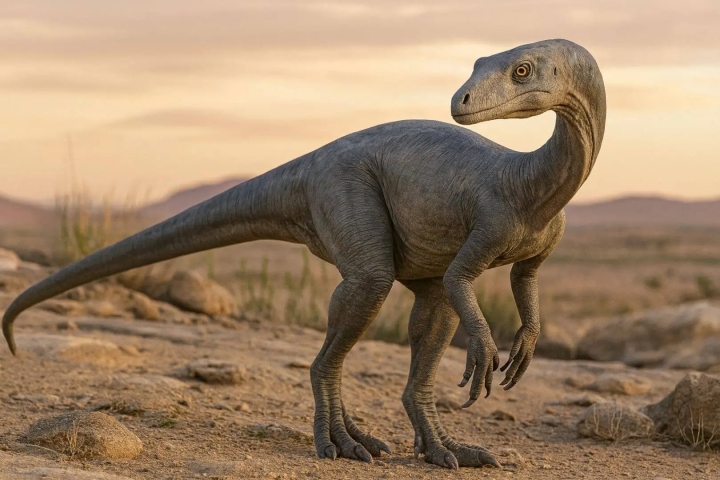 Recreación artística del dinosaurio Huayracursor jaguensis.