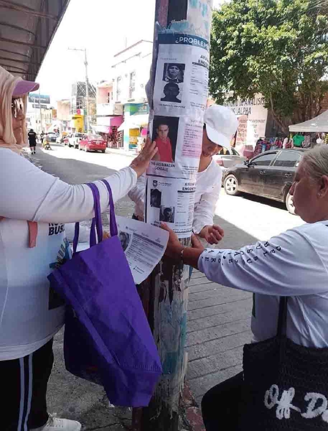 Las integrantes del colectivo señalaron que seguirán buscando a las personas que están desaparecidas.