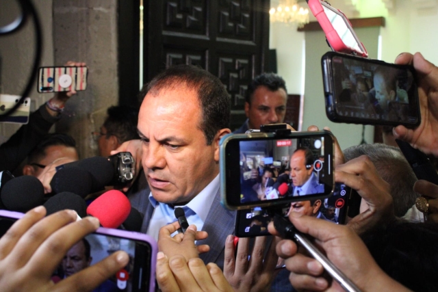 Rechaza Cuauhtémoc Blanco señalamientos en su contra de supuesta corrupción