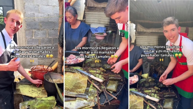 Ellos iban a evangelizar y terminaron haciendo tamales