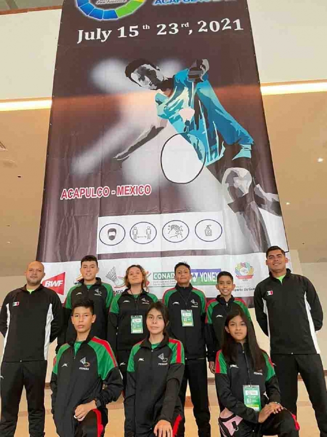 Siete badmintonistas de la entidad fueron contemplados por la Selección Mexicana de la disciplina, para participar en el “XXIXM Pan Am Junior Championships Acapulco 2021”.