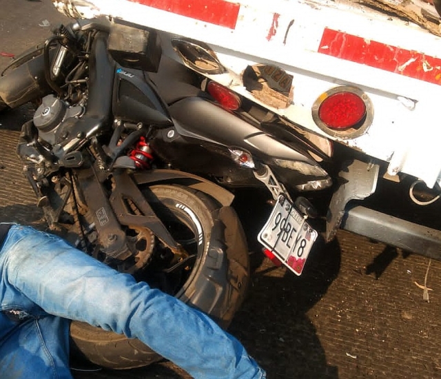 Fallece motociclista durante choque en el Paso Exprés