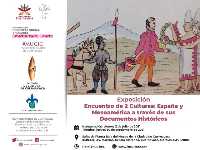 El ayuntamiento de Cuernavaca inaugura exposición sobre documentos históricos del México antiguo