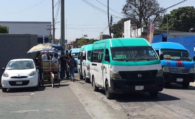 Los robos al transporte público son frecuentes, denunció la Confederación del Transporte del Estado de Morelos. 