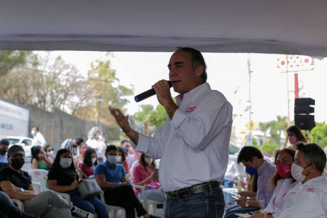 Propone Sergio Estrada Cajigal recuperar Cuernavaca para los jóvenes 