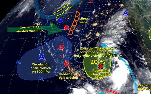 Alerta por Ciclón Tropical Uno: ¿Cuándo llegará y qué estados impactará?