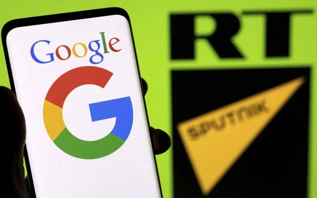 Google anuncia el bloqueo en Europa de los canales rusos RT y Sputnik en YouTube por la guerra en Ucrania
