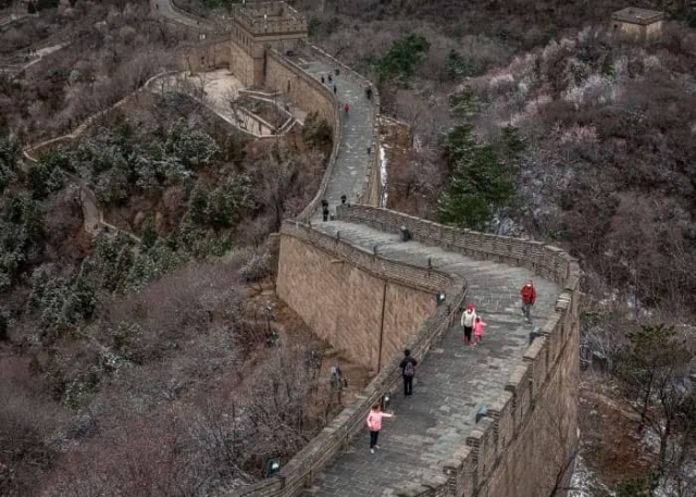 Colapsa una sección de la Gran Muralla china.