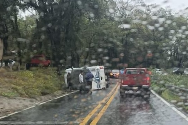 Se registran varios accidentes en diversos puntos del estado