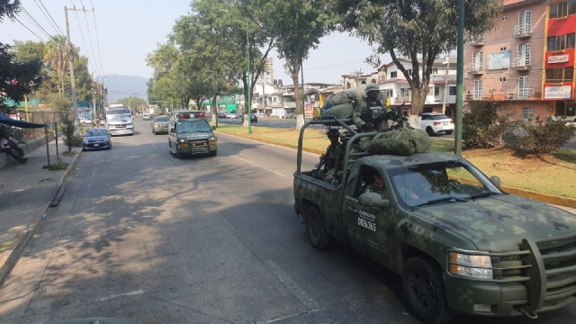 Más de 400 soldados llegan a Uruapan para reforzar seguridad