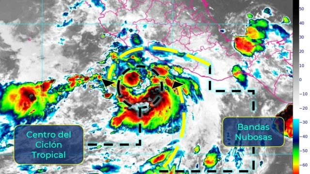 Se forma la tormenta tropical &quot;Enrique&quot; en el Océano Pacífico.