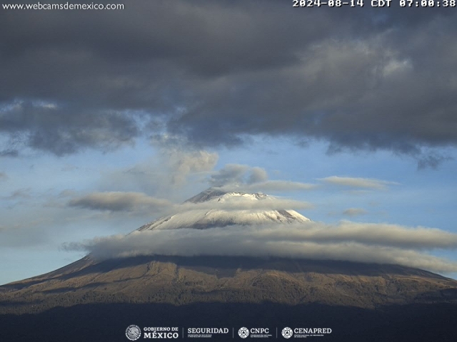 Registra 32 exhalaciones volcán Popocatépetl; se mantiene semáforo amarillo fase 2