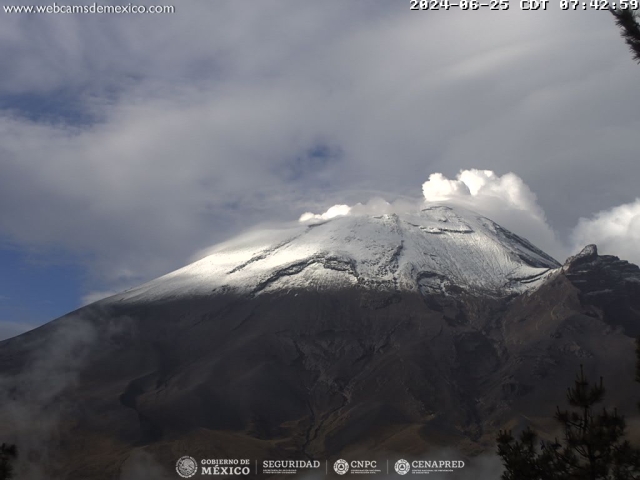 Registra volcán Popocatépetl 32 exhalaciones; se mantiene semáforo amarillo fase 2