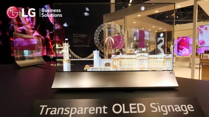 LG lanza la primera pantalla OLED transparente e inalámbrica del mundo