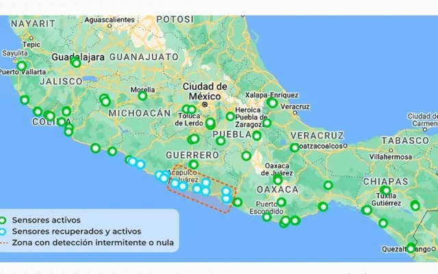 SkyAlert recupera 93% de sensores dañados en Guerrero