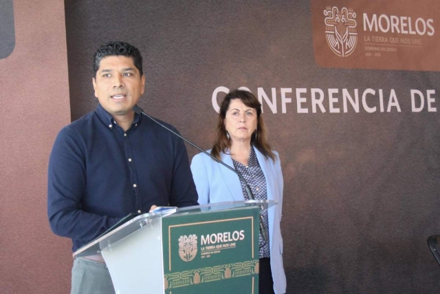 En la conferencia de prensa semanal de la gobernadora Margarita González Saravia, en Tepalcingo, el secretario de Salud, Mario Ocampo, informó sobre el repunte del programa de vacunación universal 2025.