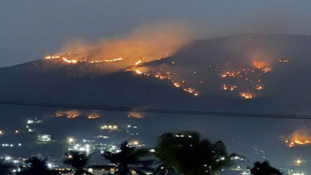 Más de 30 hectáreas afectadas por incendio en Acapulco