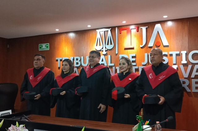 Recibe pleno del TJA a magistradas Mónica Boggio y Gloria Carmona