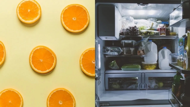 Cómo quitar el mal olor del refrigerador con vinagre y naranja