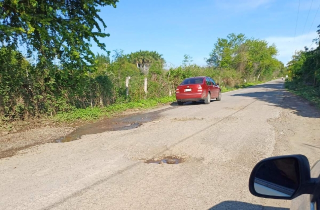 Constantemente la carretera presenta afectaciones.