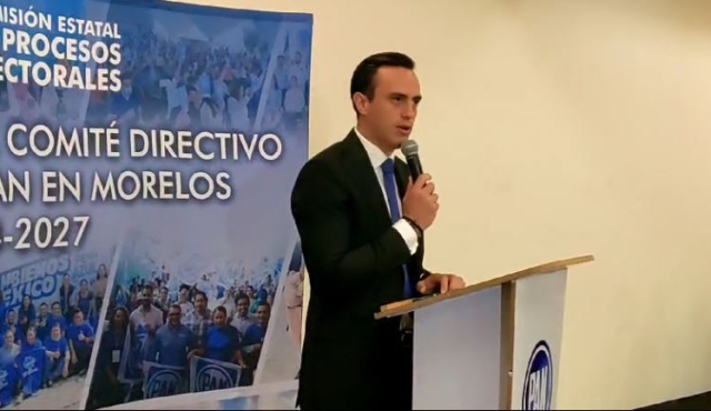 Daniel Martínez Terrazas, nuevo dirigente estatal del PAN Morelos