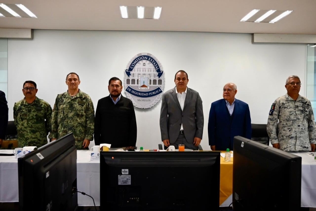 Encabeza gobernador Cuauhtémoc Blanco reunión de la Mesa de Coordinación Estatal