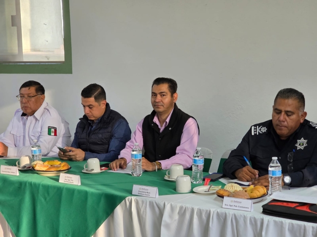 Reunión interinstitucional de la Mesa de Coordinación Estatal para la Construcción de Paz y Seguridad