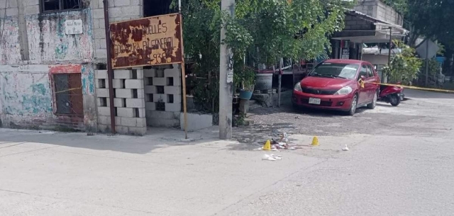 El sitio donde ocurrió el ataque.