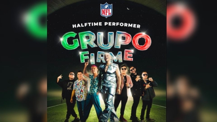 Grupo Firme: ¿A qué hora, en dónde y cuándo ver su actuación de medio tiempo en la NFL?