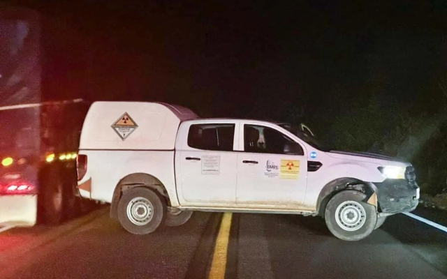 Encuentran en Chiapas camioneta con fuente radiactiva robada