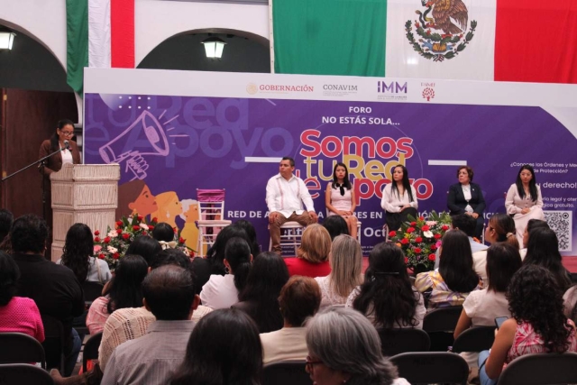 El Instituto de la Mujer realizó el foro &quot;No estás sola, somos tu red de apoyo”, en el Museo de la Ciudad. 