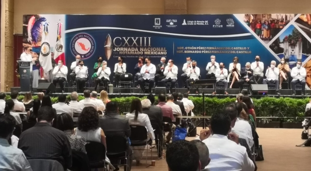 Inaugura gobernador CXXIII Jornada Nacional del Notariado Mexicano