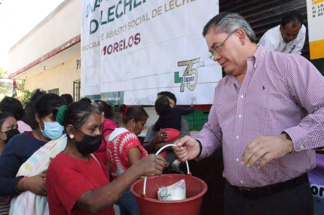 Inauguran lechería número 26 de Liconsa en Jiutepec