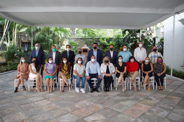 Coincide Cuauhtémoc Blanco con diputadas y diputados en trabajar coordinados por el bien de Morelos