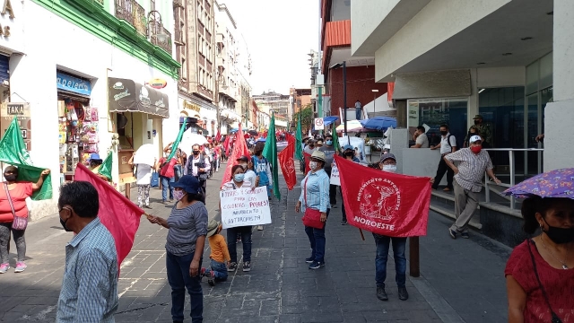 Se manifiestan antorchistas en Cuernavaca; demandan fertilizantes