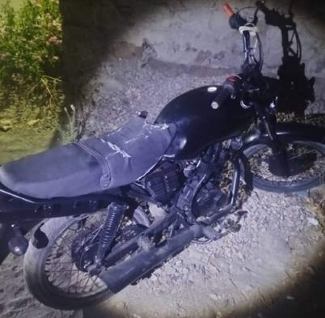 La moto encontrada en Xochitepec no tenía placas de circulación.