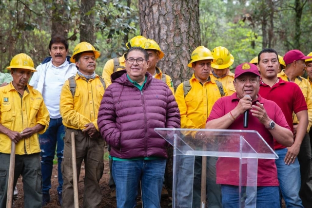 Todo un éxito resultó la reforestación en ejidos de Chamilpa que encabezó Víctor Mercado