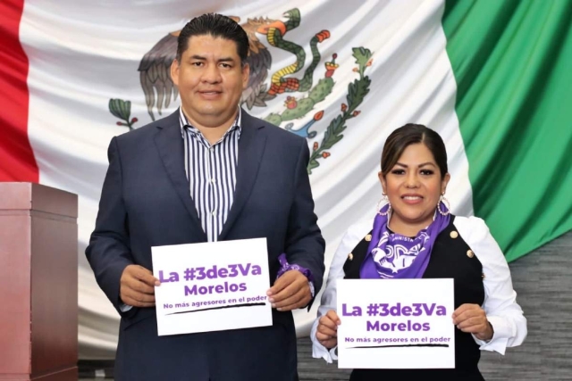 Va Paola Cruz por la aprobación de la iniciativa 3 de 3 en el congreso de Morelos
