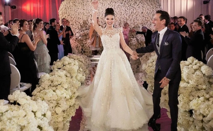 &#039;Un día único&#039; Nadia Ferreira reveló exclusivas fotos de su gran boda con Marc Anthony