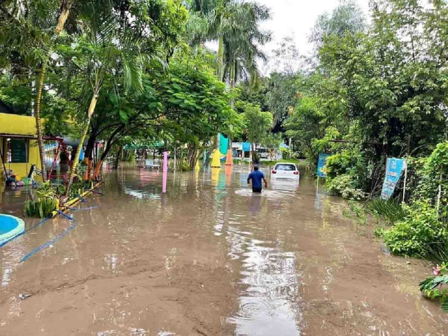 Las mayores afectaciones se registraron en Tetecala debido a que el agua se metió a algunas casas.