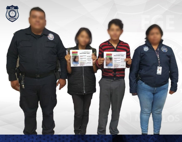 Localiza FGE a dos adolescentes reportados como no localizados en el estado de Puebla