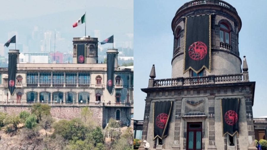 Chapultepec se viste de negro: Promoción de 'House of the Dragon' toma la CDMX