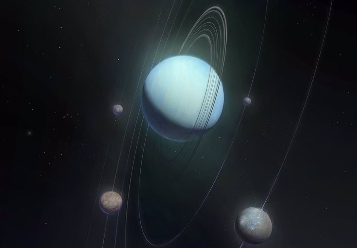 Cuatro grandes lunas de Urano podrían tener océanos