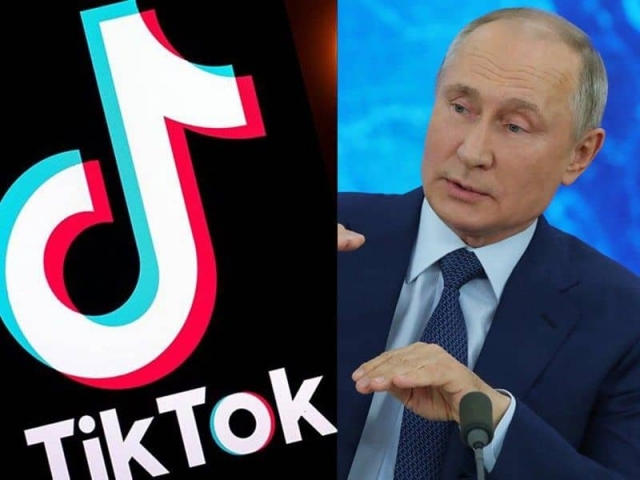 TikTok ayuda a Vladimir Putin a eliminar contenido crítico